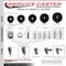 Service Caster 3 Inch Phenolic Swivel 34 Inch Threaded Stem Caster Set with Total Lock Brake SCC-TSTTL20S314-PHS-34212-4 - alternate 2